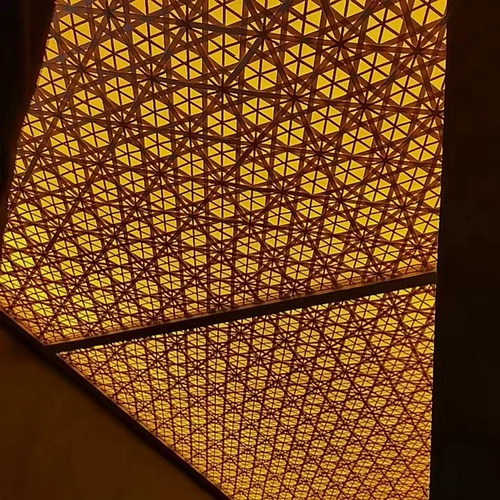 Бамбуковый потолок для ресторана B & B, отель, клуб, потолок, горячий горшок, ресторанная перегородка, настенное художественное украшение, потолок на заказ