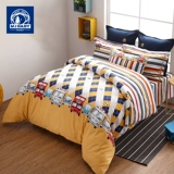 Хлопковый мультяшный детский летний комплект, увеличенная толщина, 4 предмета, 3 предмета, постельные принадлежности