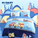 Детский хлопковый комплект для прямой трансляции, мультяшное покрывало, 4 предмета, 3 предмета