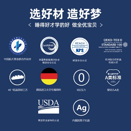 Космическая детская подушка для шеи для школьников, с защитой шеи