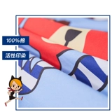 Мультяшный детский хлопковый комплект, покрывало, 4 предмета