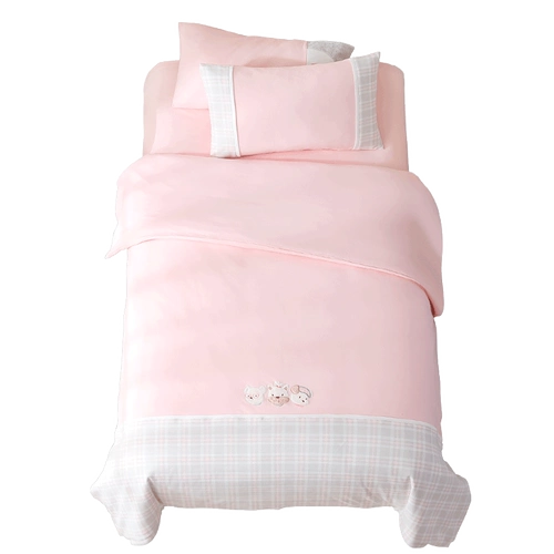 Одеяло, хлопковый комплект, детское покрывало для детского сада, 3 предмета