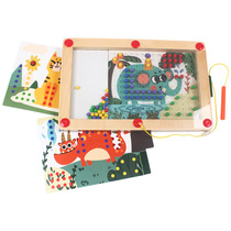 Magnetic Labyrinth Toy Nursery School Children Puzzle Force Development Multifunction Special Force Training Magnetic Transport Pen Walking Pearl