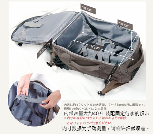 Japan's Amazon Bestseller Griffin Land Rolling Backpack, Travel Bag, Carry-On Bag with Wheels