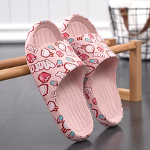 Sanders and slippers home women Summer bathroom bath non-slip thick soled home soft bottom cute parent-child shoes