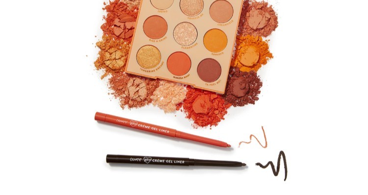Colourpop Chính hãng New Nine Color Eyeshadow Palette Orange Orange Orange Pearlescent Matte Eyeshadow Brush - Bóng mắt bảng mắt etude house