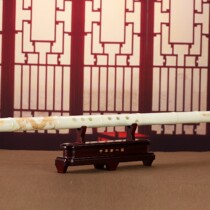 Carved dragon Lantian jade large inner hole Xiao High-end folk music collection Musical instrument ornaments Jade primary examination Traditional Xiao