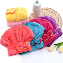 Dry Hair Cap Woman Bath Cap Thickened Water Suction Speed Dry Wipe Head Dry Hair Towel Cute Soft And Long Hair Wrap Headscarf