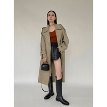 MARYME 2022 Xinjiang Long Queen Cotton Free Process Li - shaped windwear coat female Spring and Autumn