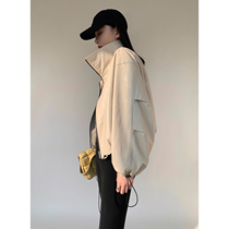 Maryme New Zealand imports sheep skin light process functional spring new leather coat woman