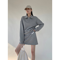 MARYME Classic Structure Sweater Woman 2022 New Spring and Autumn thin loose BF sports suite