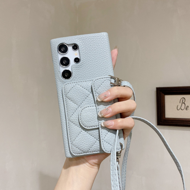 Lanyard Suitable for Samsung S26 Ultra Phone Case, S23 Crossbody Wearable, S22 Lanyard, S21 with Card Holder, S25 Pro Wallet, Galaxy S26 Card Holder, Fe Card Holder, 24 Plus Card Case Phone Case