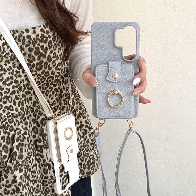 S26 Ring Wallet with Card Slot, New S26Ultra Crossbody Strap Suitable for Samsung S25Edge Phone Case, S24Fe Leather S23+ Premium Feel S22 Female A57 Id Card Holder 16 S26 Ring Wallet with Card Slot, New S26Ultra Crossbody Strap Suitable for Samsung S25Edge Phone Case, S24Fe Leather S23+ Premium Feel S22 Female A57 Id Card Holder 16