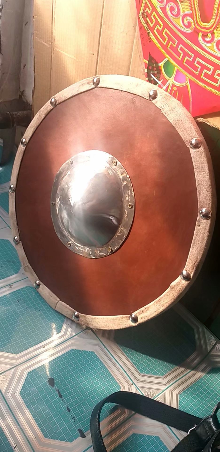 Magyar Riding Regiment brand Nomadic riding leather shield