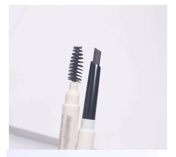 Hàn quốc Yue Shi phong cách lông mày bút chì tự động bàn chải lông mày từ lông mày nhuộm lông mày kem không thấm nước và mồ hôi kéo dài không đánh dấu phấn kẻ mày
