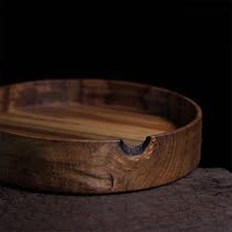 Combined Grapefruit Wood Trays Tea Tray Containing round breakfast tray hand made of wood screwball Silent Scar One-to-shoot