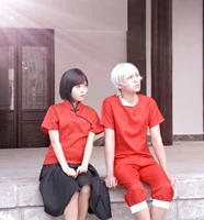 Spot anime COS big fish sea 椿 湫 cosplay quần áo dân gian hàng ngày người đàn ông quốc dân Han quần áo đầy đủ - Cosplay cosplay nam