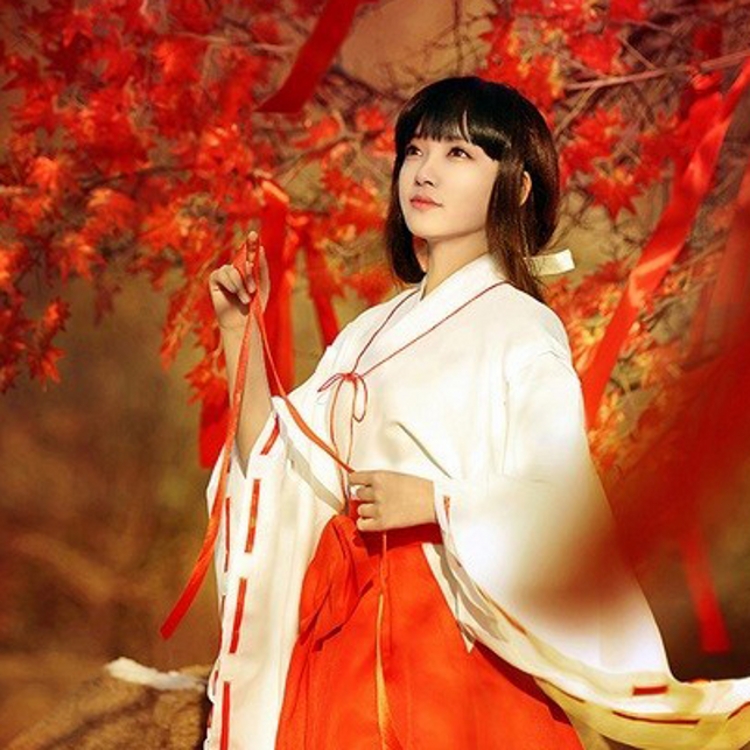 Hoàn thành trang phục Inuyasha COSPLAY Platycodon COS đóng vai trò chơi kimono anime đạo cụ trang phục phù thủy Nhật Bản - Cosplay đồ cosplay hầu gái