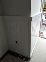 Sauna board solid board ceiling Wall apron board European ceiling paint-free white porcelain balcony sun roof