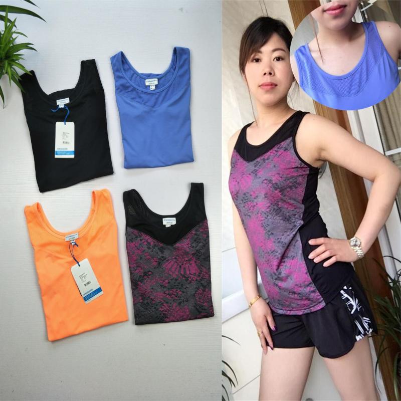 European and American Single Size Women's Dry Clothes Stretch Hollow Out Breathable T-Shirt Sports Running Fitness Yoga Style Vest