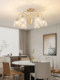 French-Style All-Copper Chandelier, Living Room Lamp, Modern Minimalist American Cream Style Bedroom Main Light, High-End Creative Lighting Fixtures