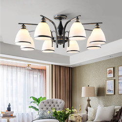All-Copper Living Room Ceiling Light, American Modern Light Luxury 2022 Simple Master Bedroom Light, Elegant Nordic Dining Room Light