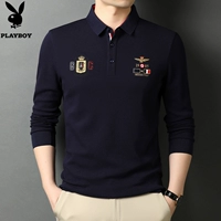 Playboy, футболка polo, хлопковый лонгслив