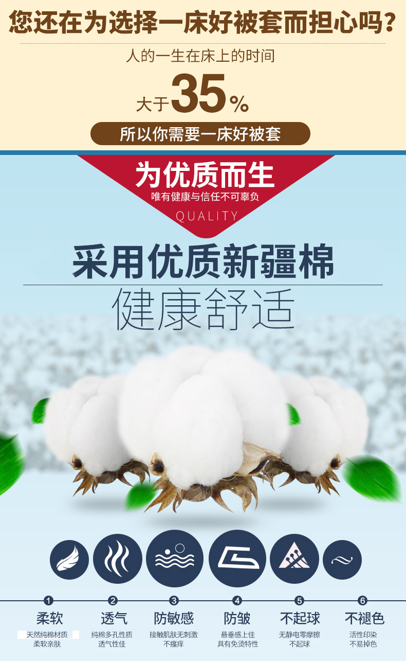 100% cotton twill cotton twill 1,8m2.0 m tờ gấp đôi đơn giản bộ chăn ga gối đệm gồm 4 chăn đệm