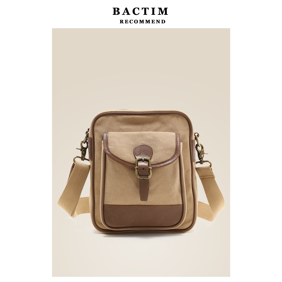 Single Shoulder Bag Slanted Satchel Men 2022 New Tide Cards 100 Hitch Sport Canvas Postman Bag Tooling Men's Bag Men's Bag