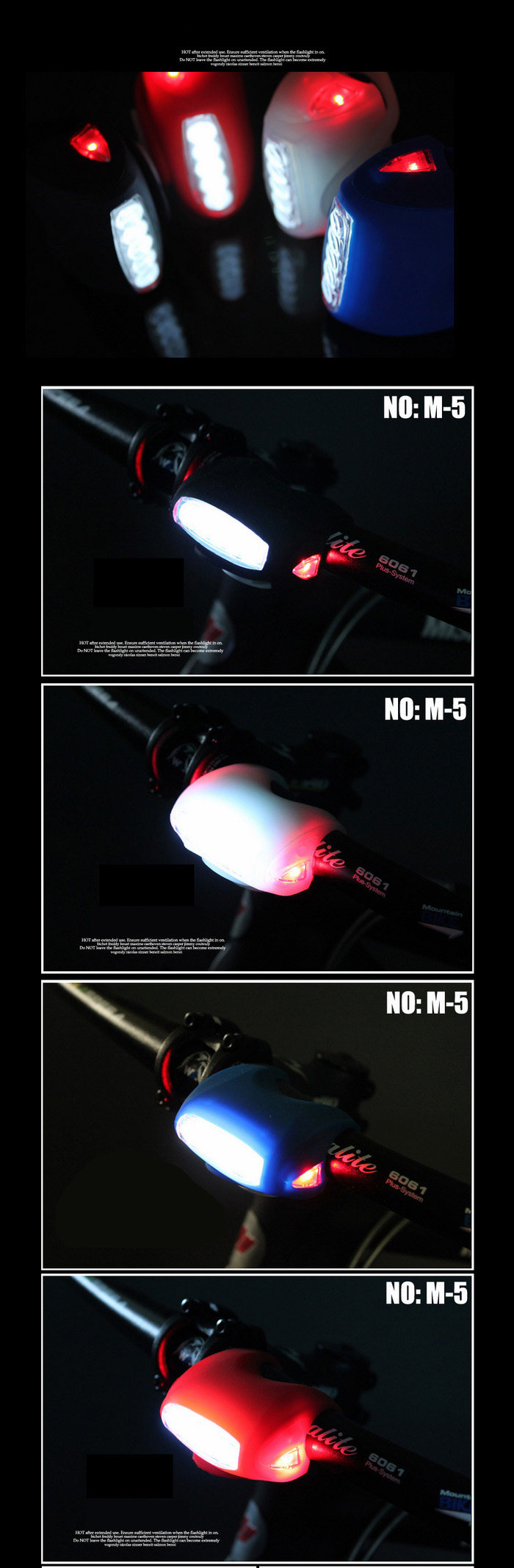 Eclairage pour vélo - phare - Ref 2401422 Image 6