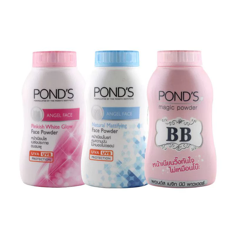 Phấn phủ kiểm soát dầu Ponds Thái Lan Phấn phủ trang điểm bb magic Ponds phấn phủ chống mồ hôi - Quyền lực