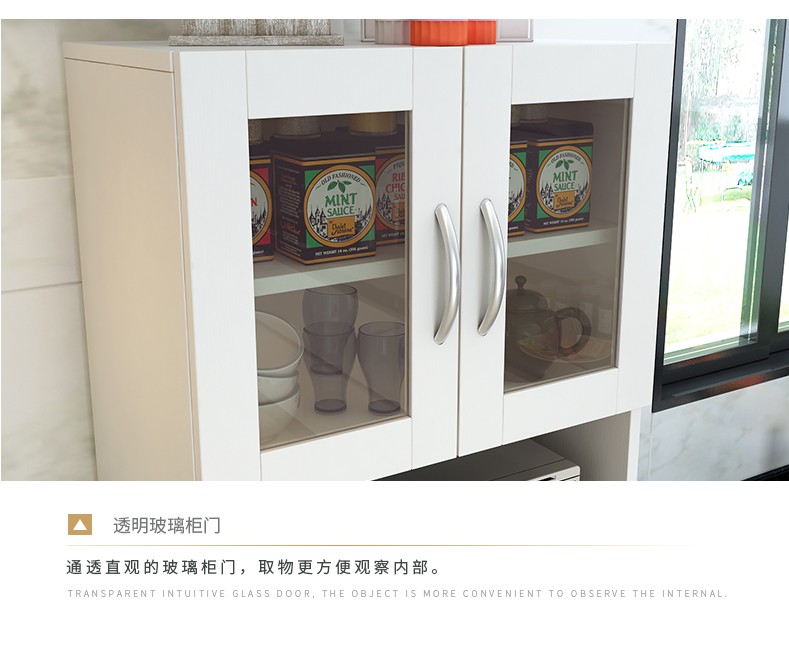 Baiyi không gian bên tủ hiện đại tối giản tủ khóa nhà hàng tủ trà đa chức năng lò vi sóng lưu trữ tủ bếp - Buồng giá sách đẹp