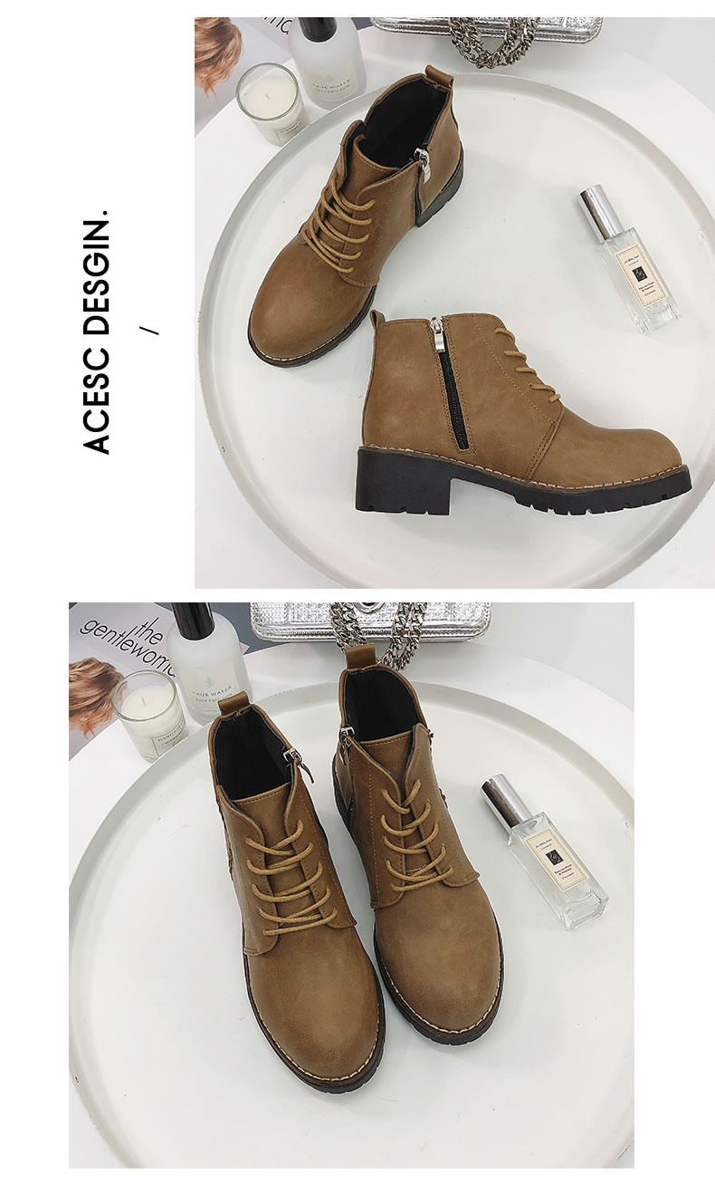 Bottes mi-saison femme      en Polyurethane - Ref 3249459 Image 16