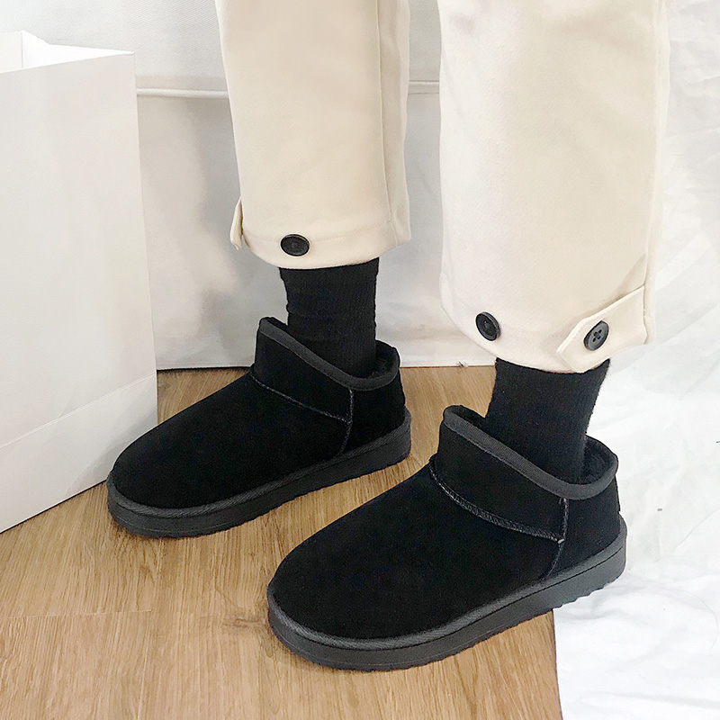 Snow Boots in 2023 new winter plus thickening and warm - handed long Han - tai pupils cotton shoes