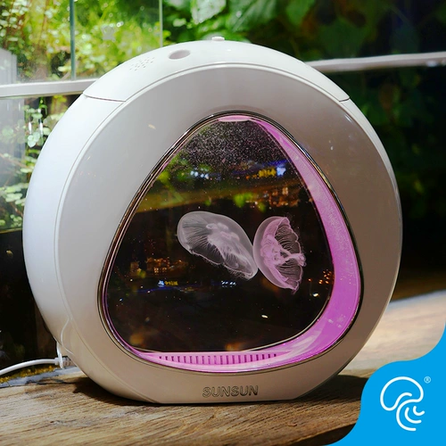 Маленькая медуза цилиндр аквариум лунный свет медуза медуза