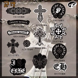 12 штук Cloto Heart Sticker Collection Tide Brand Brand Guitar Skateboarding Buggage Suitcase ChromeHearts Водонепроницаемые
