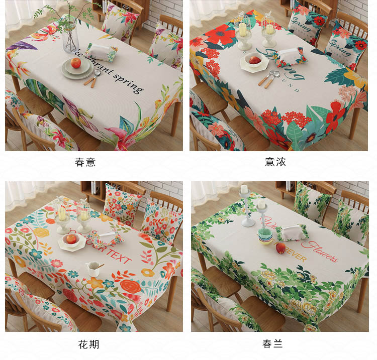 Bắc âu cotton linen khăn trải bàn nhỏ tươi hình chữ nhật bàn cà phê vải bảng mat không thấm nước và dầu-proof hot khăn trải bàn khăn trải bàn mua khăn trải bàn