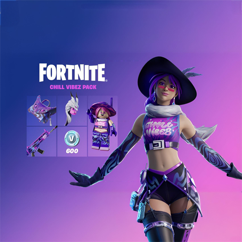 Fortnite Vibez Vb Newbie Pack Chill Vibez Pack 600V Coins in Stock