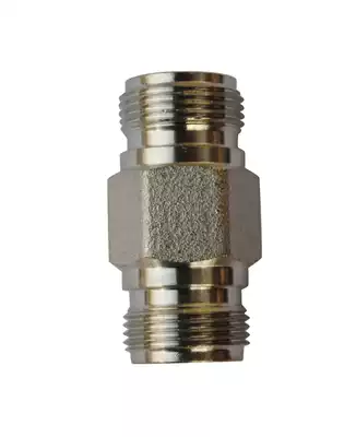 Pure copper N-KK double female 50-12 feeder connector double female head 1 2 feeder connector N female turn N female straight through head