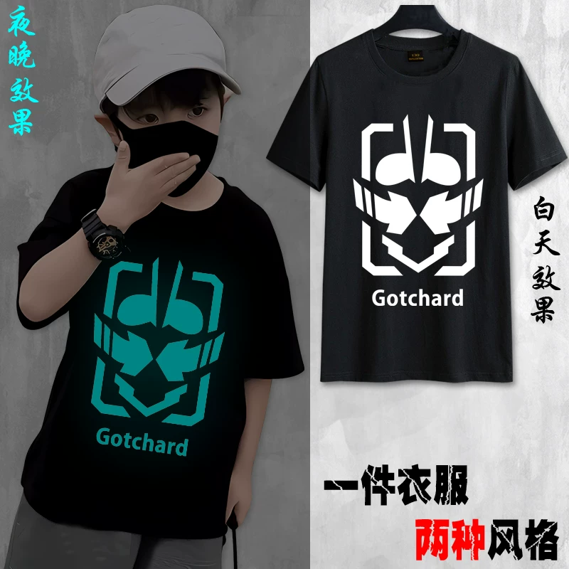 Knight Levis Revice 2D peripheral short-sleeved T-shirt anime luminous cotton summer men's clothes