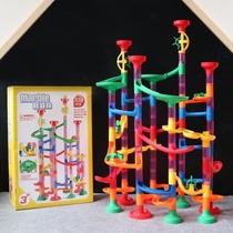 Fun marbles building blocks track sliding pipe children slipway children splicing boys and girls toy beads