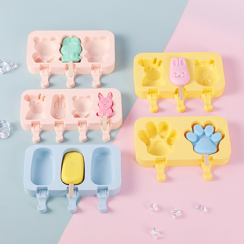 硅胶雪糕模具：解锁夏日甜品新玩法，轻松DIY冰激凌！✨