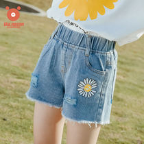 Child costume girl jeans summer costume 2022 new Korean version of the summer panacea children's summer panties