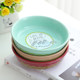 Ceramic pet bowl small cat food bowl cat food feeding porcelain round multi-color cute cat bowl daily life tableware