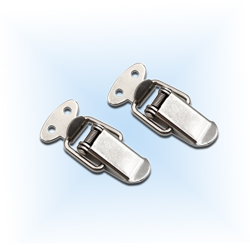 Accessories stainless steel buckle 107 iron box spring duckbill lock luggage flat mouth buckle wooden box industrial equipment buckle