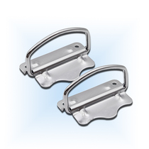 Split handle 302 modern minimalist surface mounted iron stainless steel industrial cabinet door handle wooden box folding handle