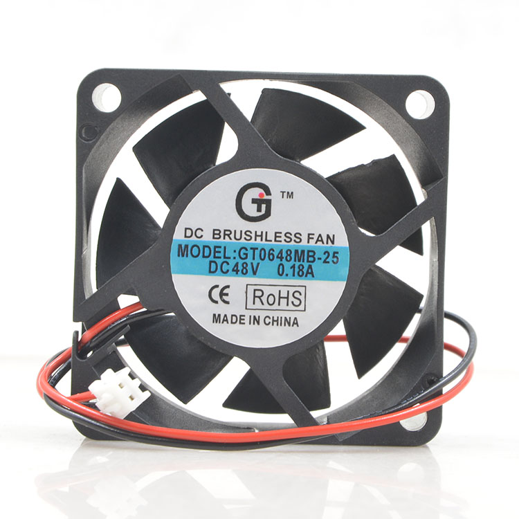 New GT 6CM Fan 6025 48V 0 18A GT0648MB-25 Amplifier Double Ball Fan