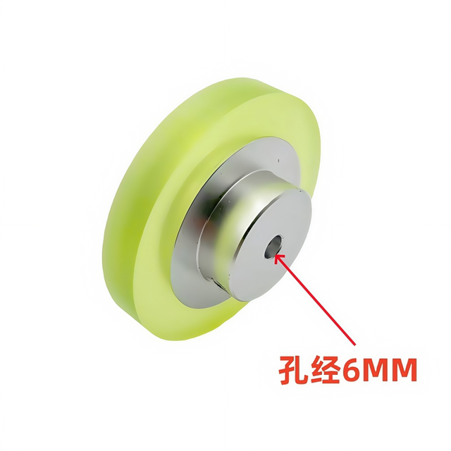 Encoder Spring Anti-Slip Bracket with Silicone Wheel, Rotary Encoder Synchronous Wheel, Durable, Stable, and Accurate Metering