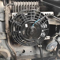 Adapted Trirhombus Jeroe Middle East V97 retrofitted with gearbox heat dissipation electronic fan to improve gearbox high temperature