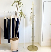 Household ins coat rack Floor-to-ceiling bedroom Nordic light luxury hanger bag rack Simple modern clothes rack hanger